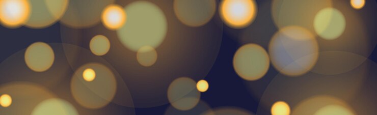 Vettore bokeh multicolore astratto con cerchi sfocati e glitter. elemento decorativo per le vacanze di natale e capodanno, biglietti di auguri, banner web, poster - vector
