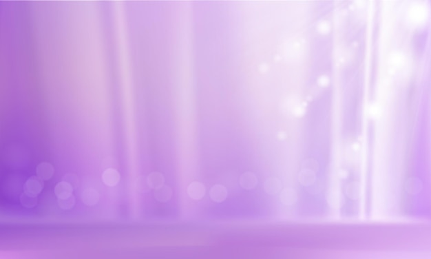 Bokeh viola minimo vettoriale e scena con rendering 3d nella composizione astratta dello sfondo