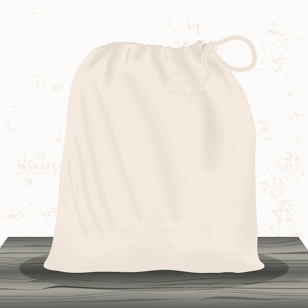 borsa sportiva realistica su legno