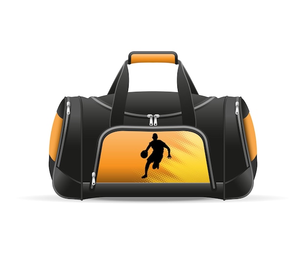 borsa sportiva vettoriale