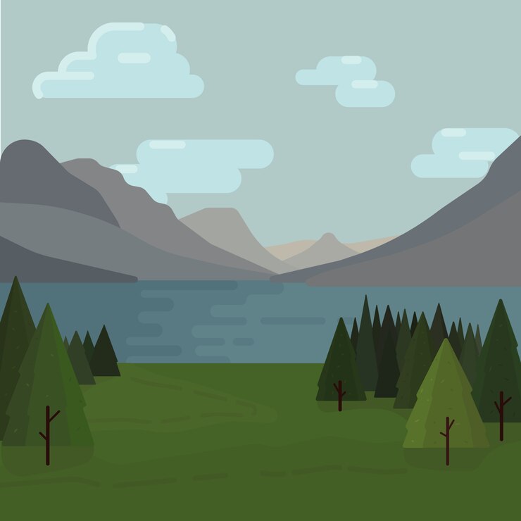 Bosco e paesaggio montano