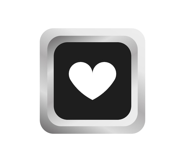 Bottone con cuore