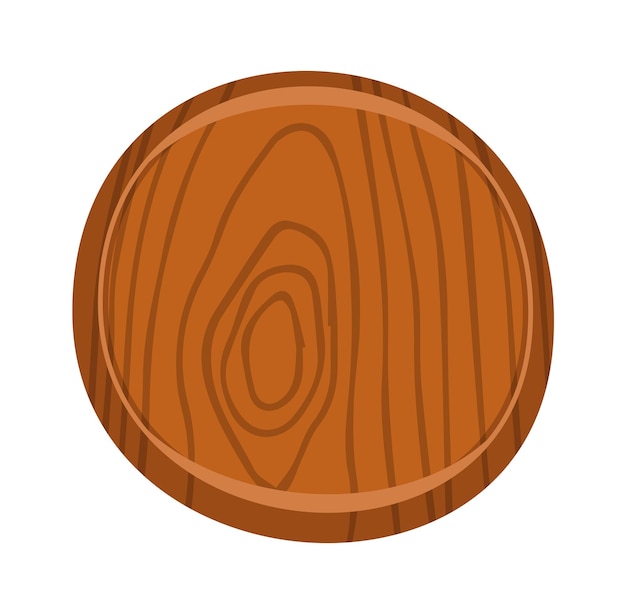 Bottone rotondo in legno