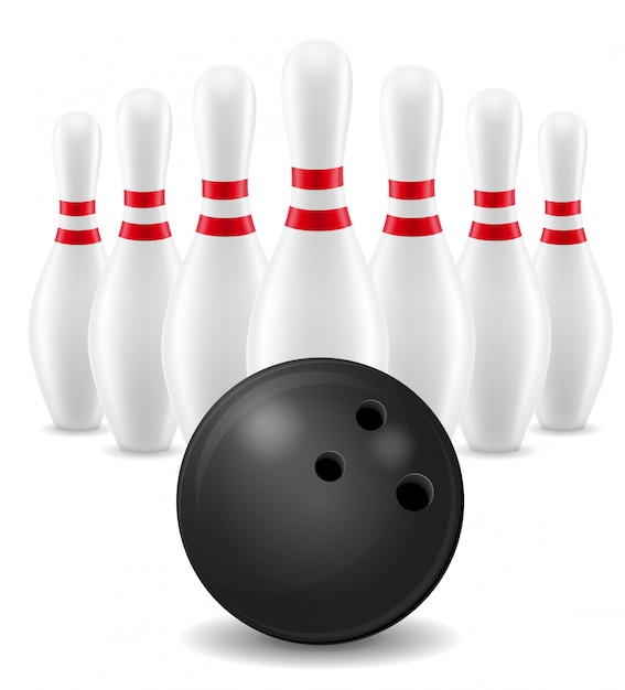 Bowling ball e pin