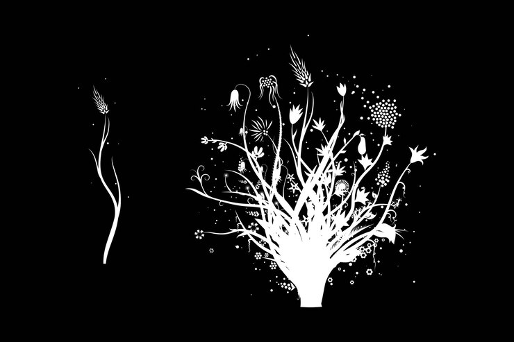 Vettore branchi d'albero creative vector dingbats set