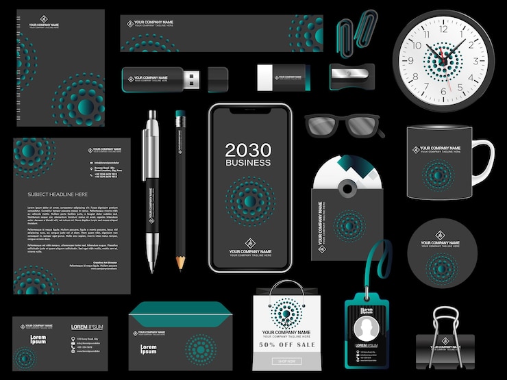 Vettore branding di lusso e design dell'identità