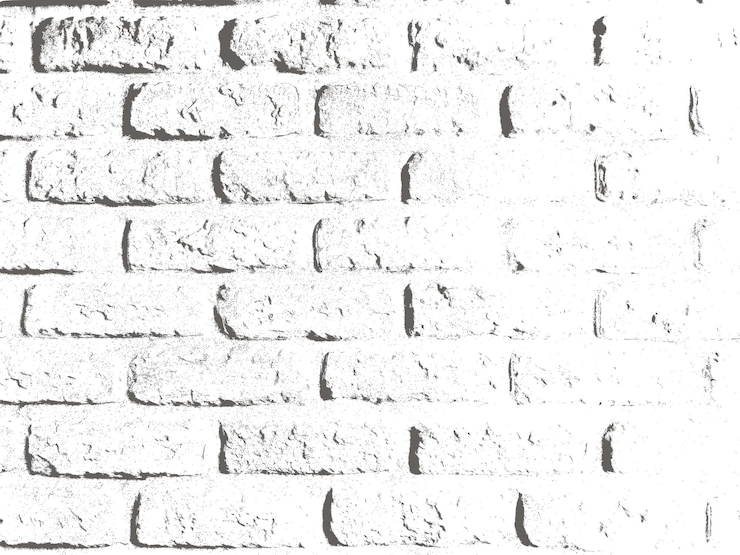 Vettore brick wall monochrome grunge effect aged brickwork background old stone wall texture vector graphics