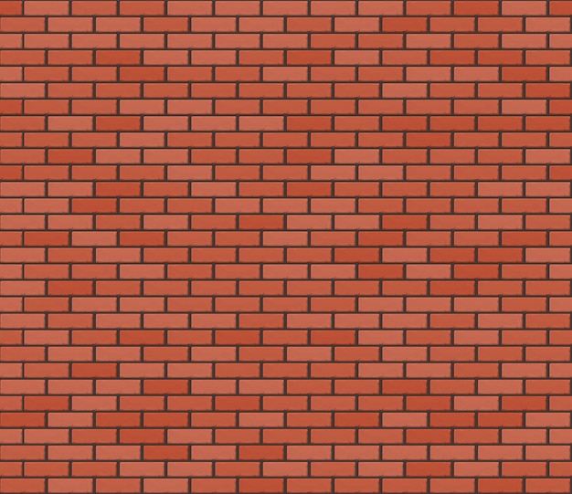 Brickwall realistico marrone rosso. trama senza soluzione di continuità