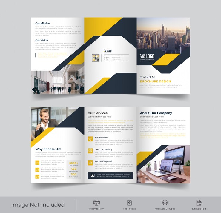 Brochure ripiegabile A4 aziendale
