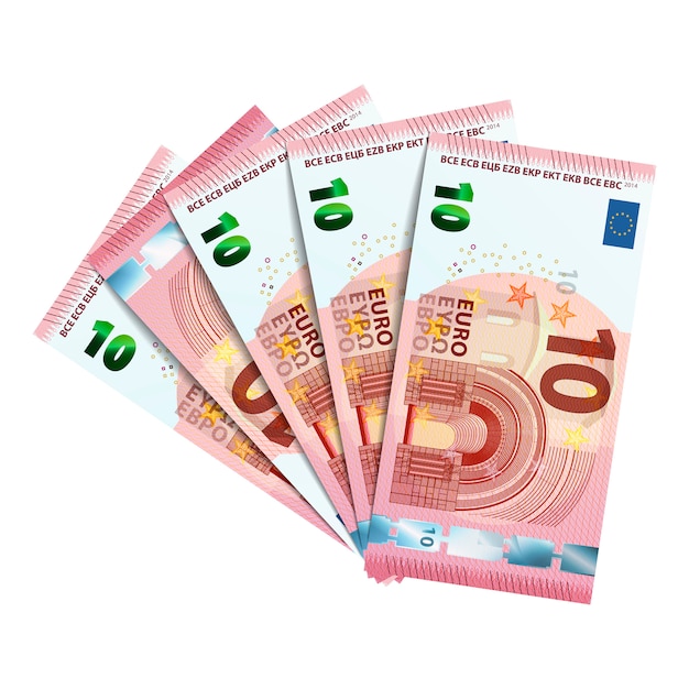 Bundle di banconote da 10 euro