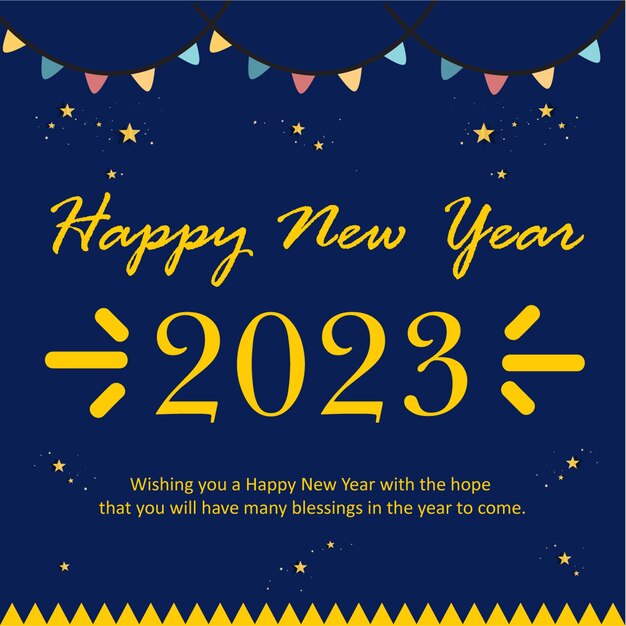 Buon anno nuovo 2023.