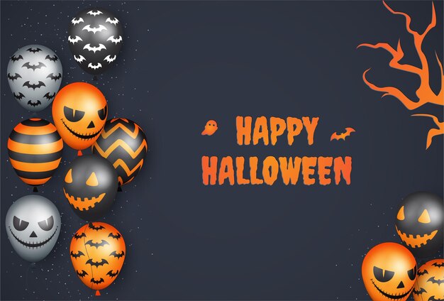 Buon biglietto di auguri di halloween