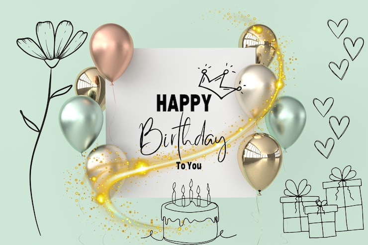 Vettore buon compleanno.