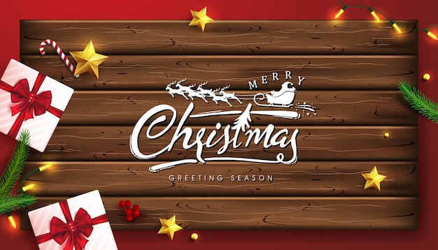 Buon disegno di sfondo di Natale