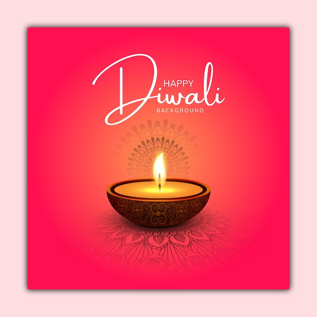 Buon Diwali Indian festa celebrazione saluto background design