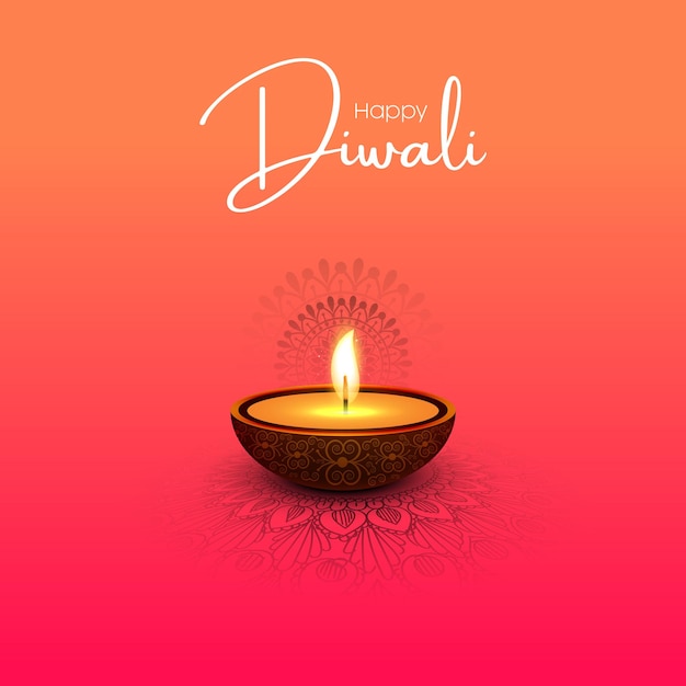 Buon Diwali Indian festa celebrazione saluto background design