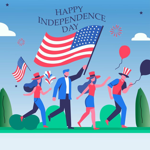 Buon giorno dell'Indipendenza d'America.