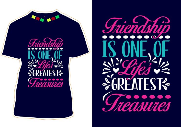 Buon giorno di amicizia T-shirt design