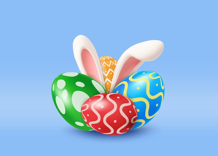 Vettore buon giorno di pasqua.