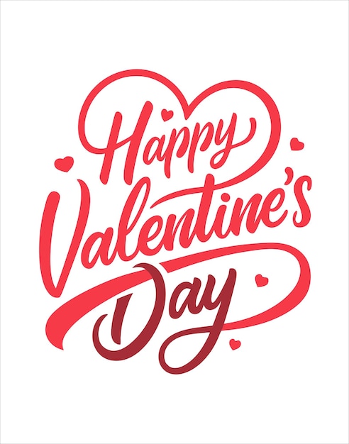 Buon giorno di San Valentino Tipografia T-Shirt Design