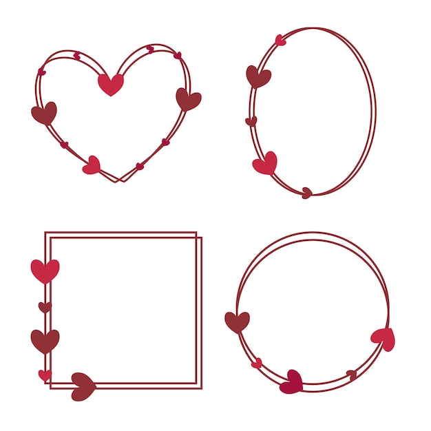 Buon giorno di San Valentino, vetore grafico dell'amore.