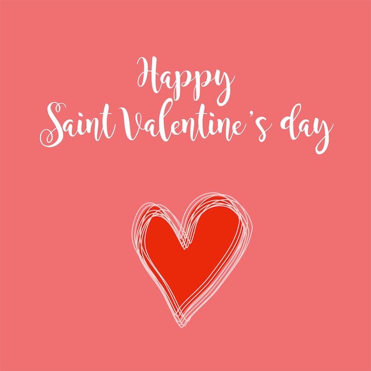 Vettore buon giorno di san valentino.