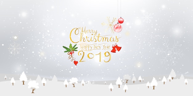 Buon Natale e felice anno nuovo 2019