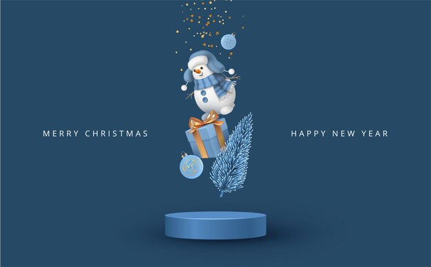 Buon Natale e felice anno nuovo banner