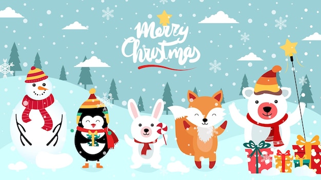 Buon Natale e felice anno nuovo sfondo