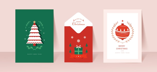 Buon Natale e un buon anno nuovo sullo sfondo