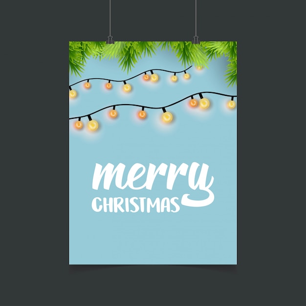 Buon Natale illuminazione sfondo