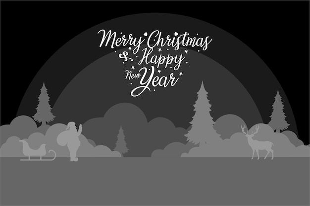 buon natale modello di disegno