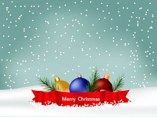Buon Natale sfondo vettoriale
