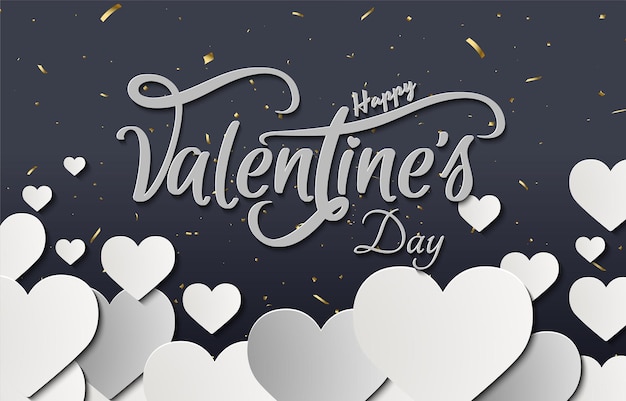 buon san valentino 14 febbraio backgroud illustrazione.