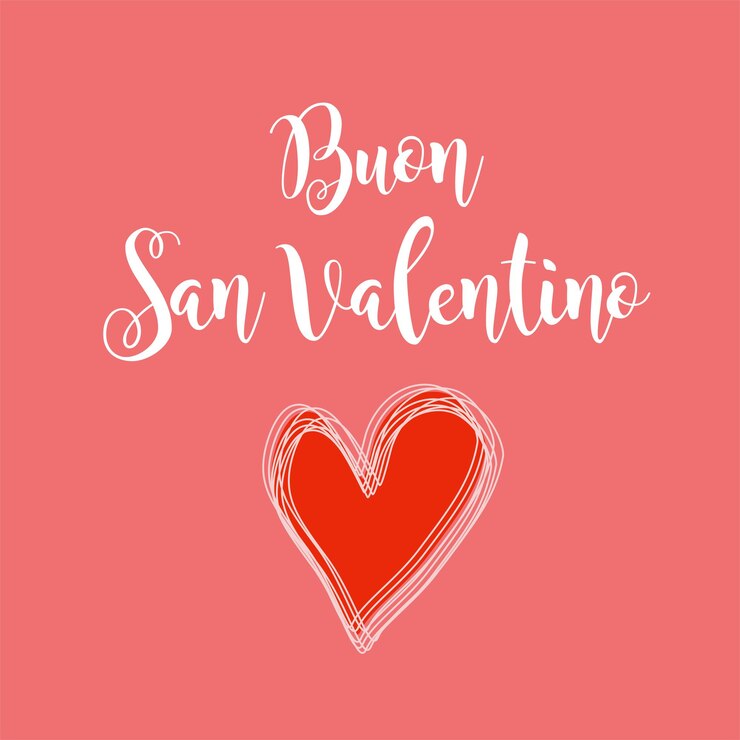 Vettore buon san valentino a voi.