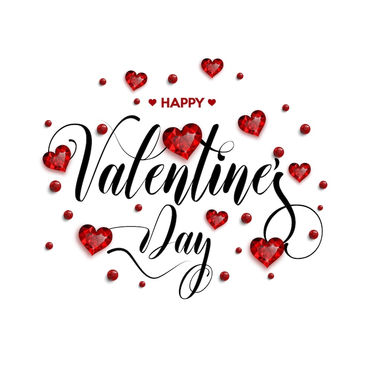 Vettore buon san valentino.