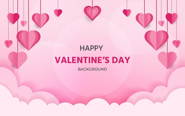 Buon Valentino tipografia sfondo banner
