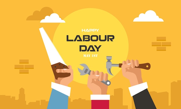 Buona festa del lavoro internazionale dei lavoratori