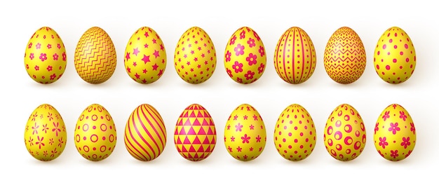 Buona Pasqua. Colorare le uova di Pasqua