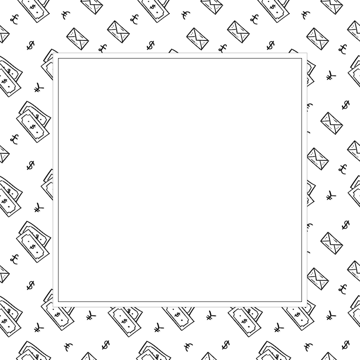 Vettore busines disegnato a mano cornice doodle cornice di business doodle sfondo di business