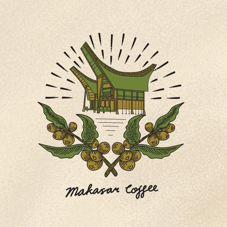 Caffè vintage con casa tradizionale