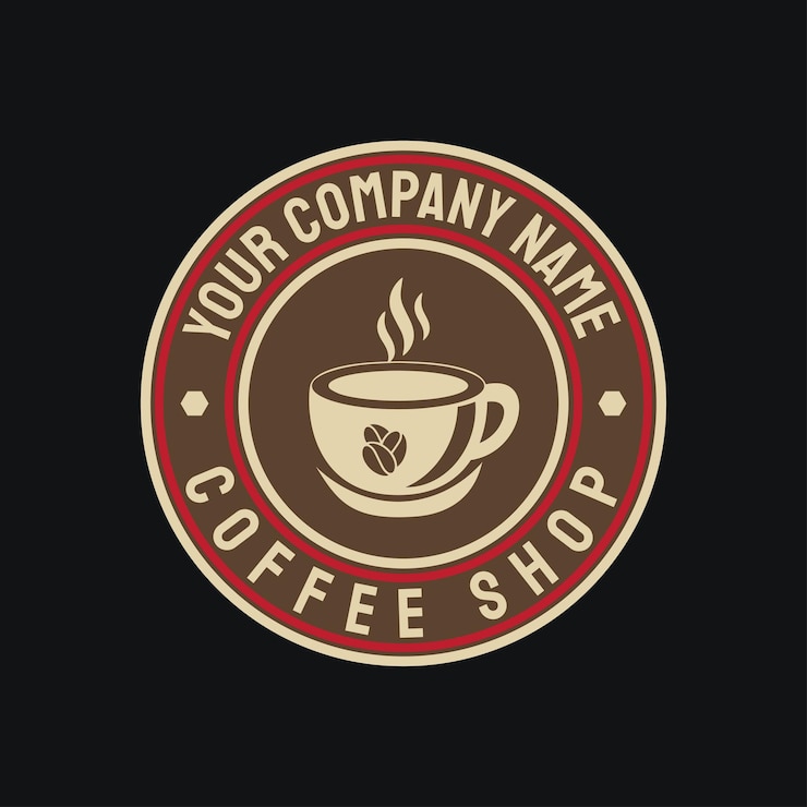 Caffetteria ristorante cucina hotel caffetteria stile vintage logo design