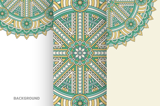 Calendario 2022 con mandala in stile etnico