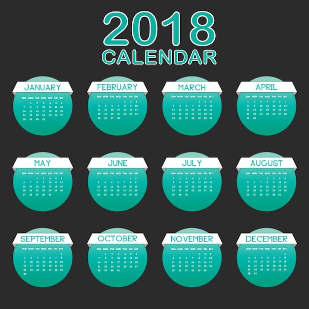 Calendario Annuale 2018