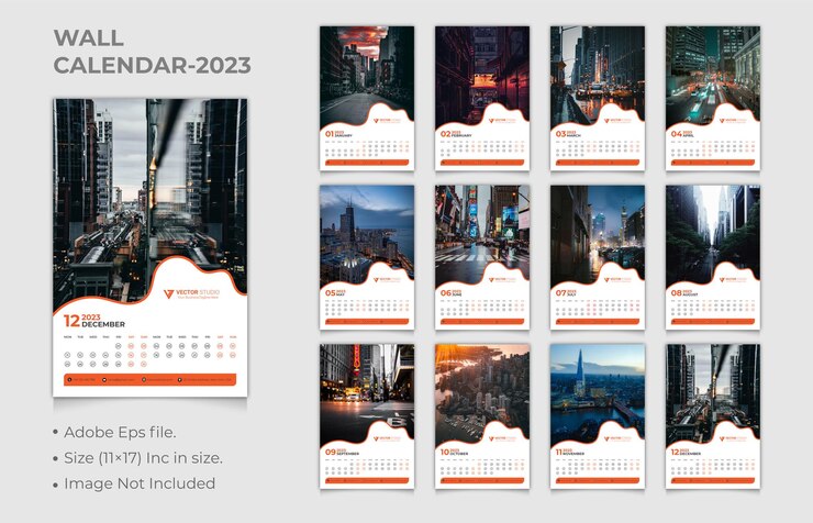Calendario da parete 2023