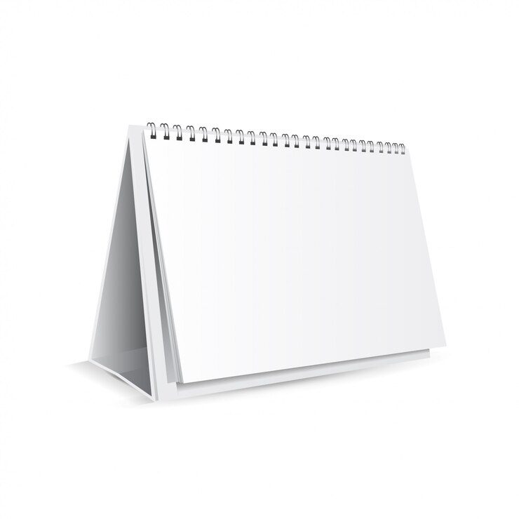 Calendario da tavolo realistico