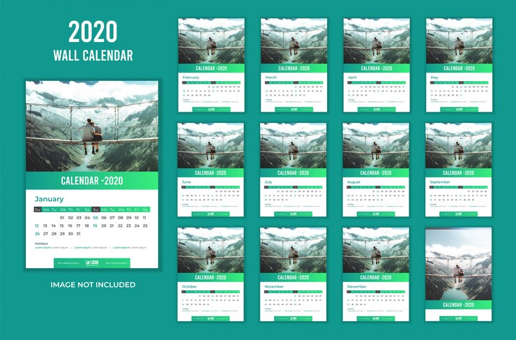 Calendario murale 2020