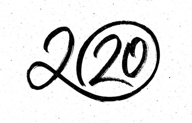 Calligrafia per il 2020 New Year of the Rat