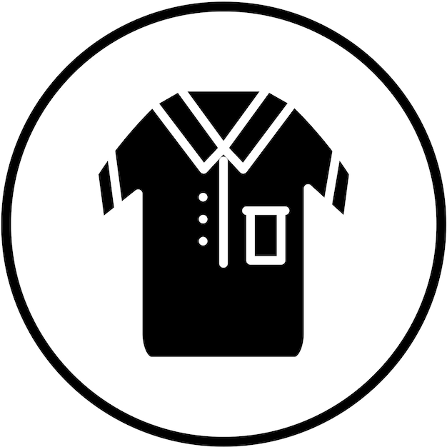 Camicie a disegno vettoriale Icon Style