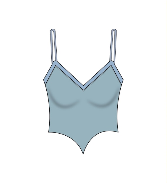 Camisola a collo blu